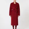 101801 Icon Coat, mørkerød