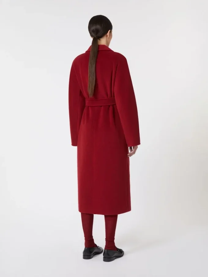 101801 Icon Coat, mørkerød