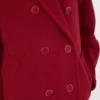 101801 Icon Coat, mørkerød