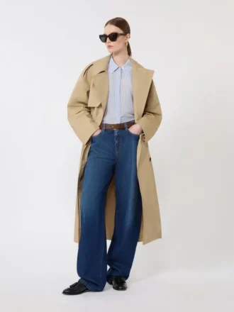 Baggy jeans i denim, marineblå