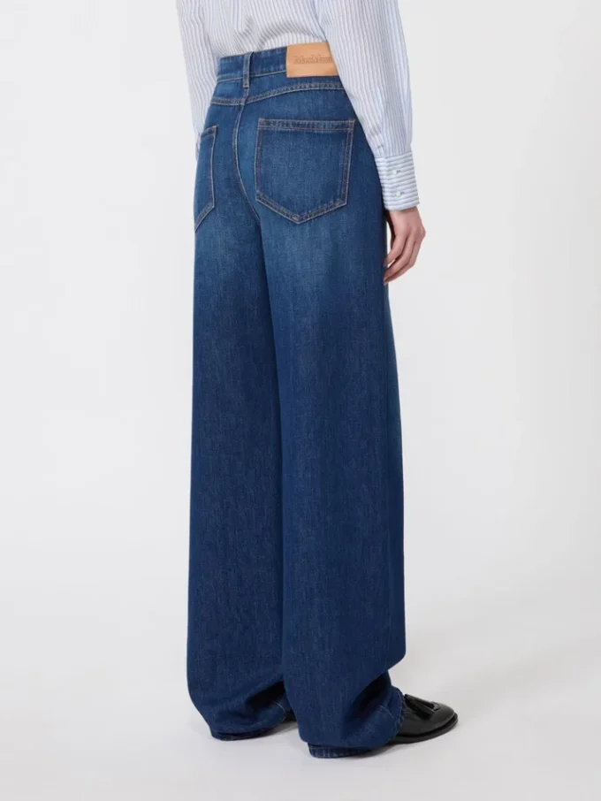 Baggy jeans i denim, marineblå Baggy jeans i denim, marineblå