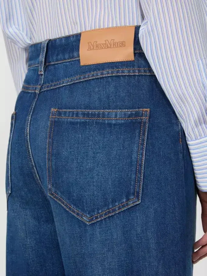Baggy jeans i denim, marineblå Baggy jeans i denim, marineblå