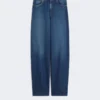 Baggy jeans i denim, marineblå Baggy jeans i denim, marineblå
