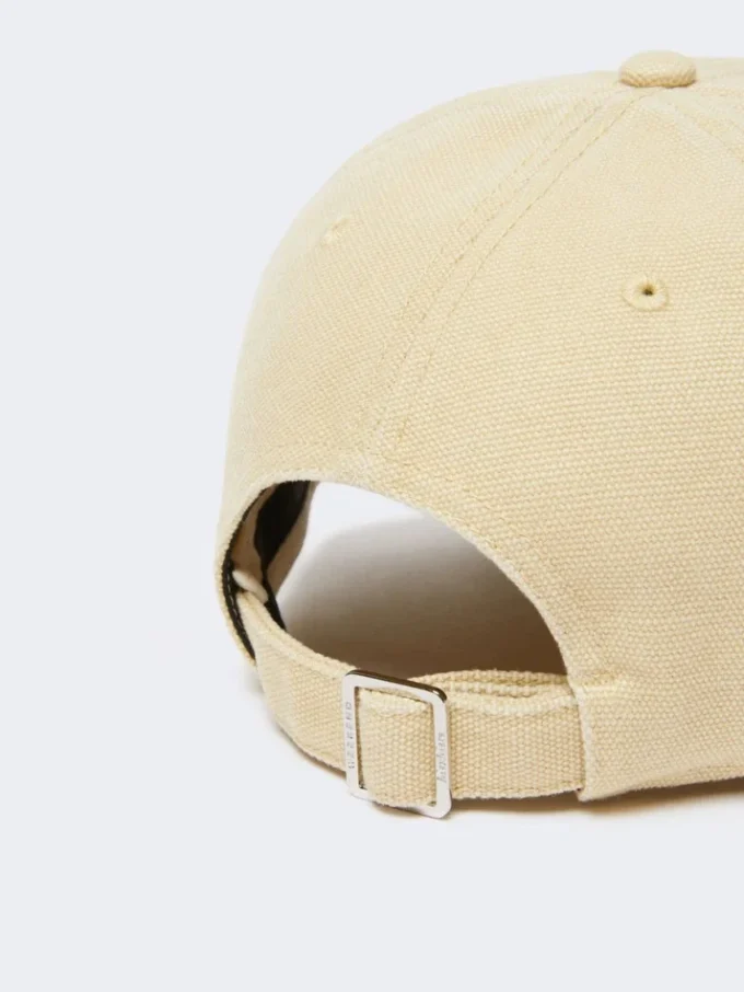 Baseballcap i kanvas, beige Baseballcap i kanvas, beige