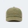 Baseballcap i kanvas, kaki