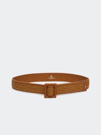 Belte med raffia-effekt, mandarin