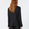 Blazer i lin, svart Blazer i lin, svart