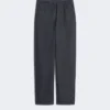 Bomullsbukser i denim-look, midnattsblå