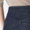 Bomullsshorts i denim-look, midnattsblå