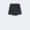 Bomullsshorts i denim-look, midnattsblå