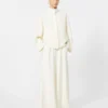 Boksformet cardigan i ull, silke Boksformet cardigan i ull, silke