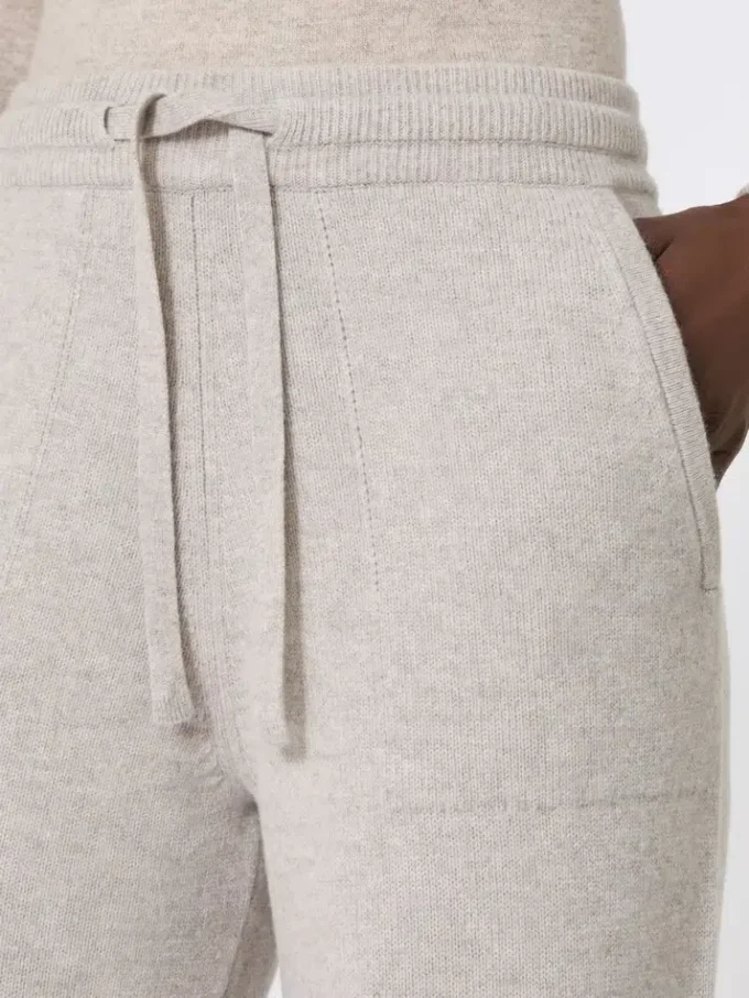 Bukser i ull og kashmir, beige