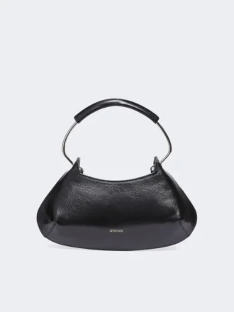 Caju mini skinnveske, svart