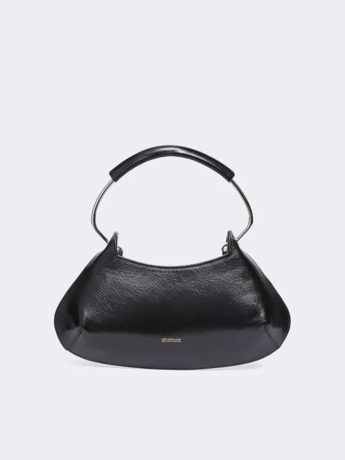 Caju mini skinnveske, svart