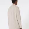 Cardigan i ull og kashmir, beige Cardigan i ull og kashmir, beige
