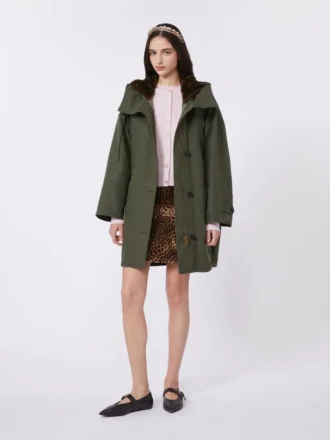 Cardigan i ull og kashmir, rosa