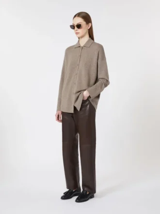 Cardigan i ull og kashmir, turtledove