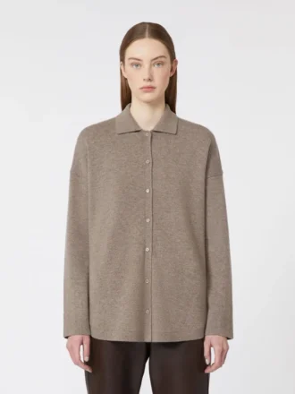 Cardigan i ull og kashmir, turtledove