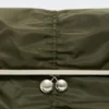Ekstra stor teknisk gabardine-veske i pasticcino-stil, salviegrønn