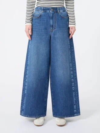 Ekte bomullsjeans, marineblå