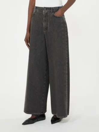 Ekte bomullsjeans, svart