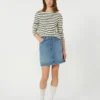 Ekte denimminiskjørt, marineblått Ekte denimminiskjørt, marineblått