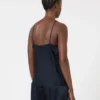 Envers-sateng-camisole-top, midnattsblå