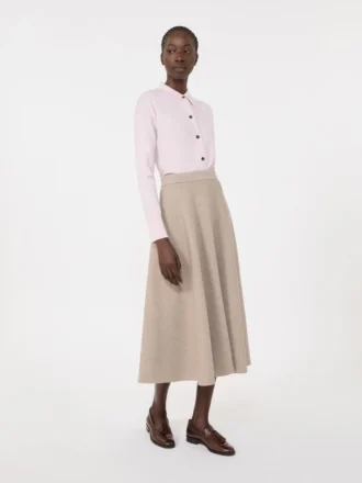 Feminint ullcardigan, rosa