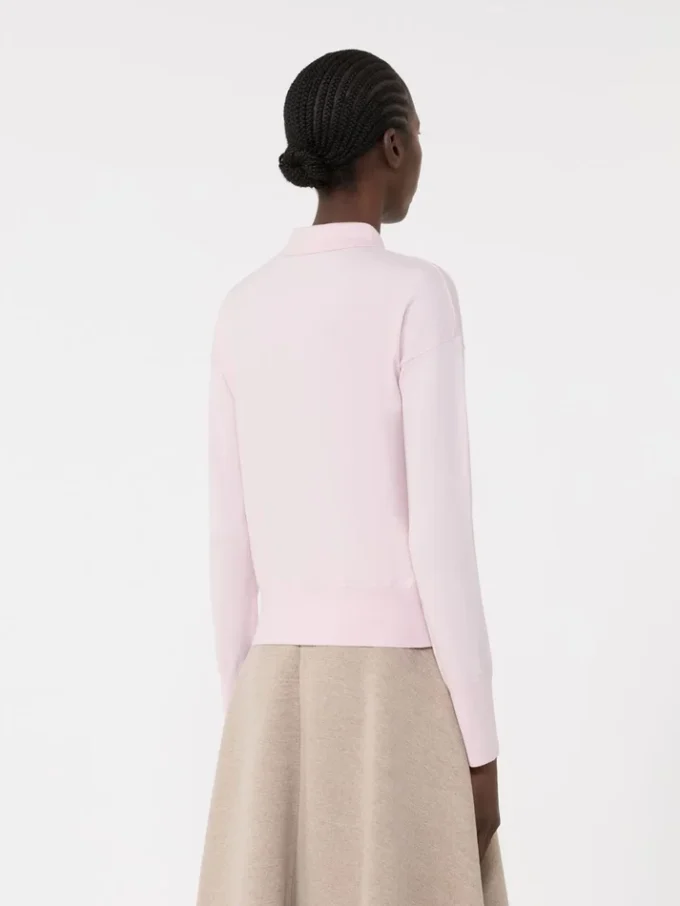 Feminint ullcardigan, rosa