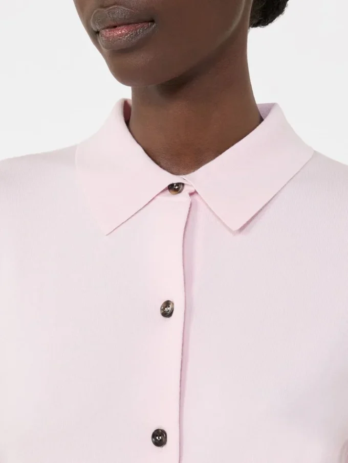 Feminint ullcardigan, rosa