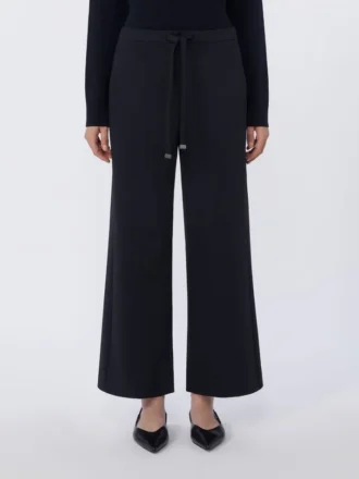 Gabardinebukser i ull, ultramarin