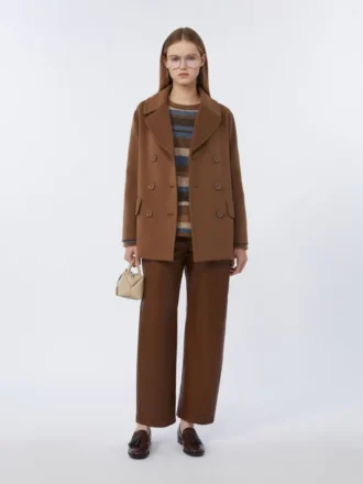 Genser i alpakka og ull, beige Genser i alpakka og ull, beige