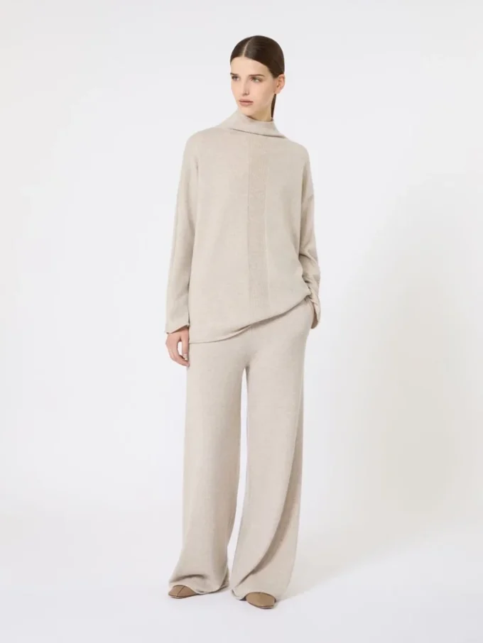 Genser i kashmirgarn, beige
