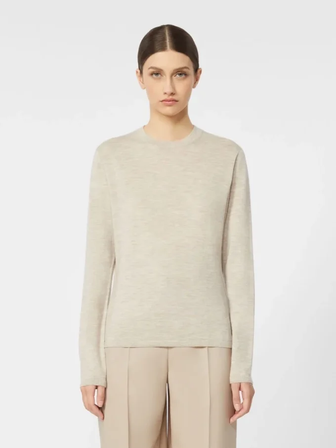 Genser i kashmirgarn, beige
