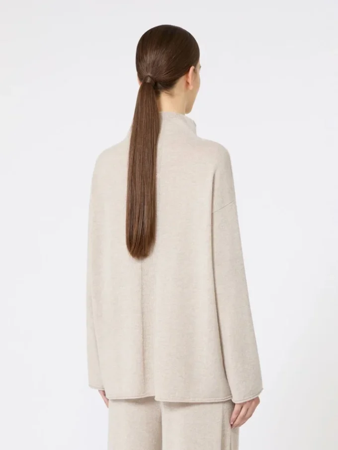 Genser i kashmirgarn, beige