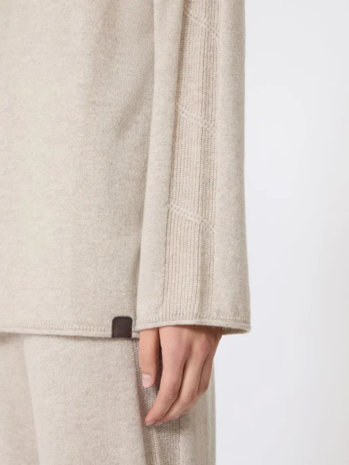 Genser i kashmirgarn, beige