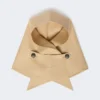Hatt-foulard i vannavvisende gabardin, beige Hatt-foulard i vannavvisende gabardin, beige