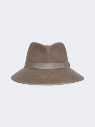 Hatt i ullfilt, beige
