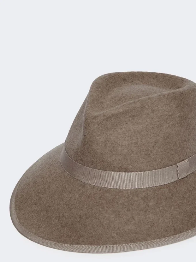 Hatt i ullfilt, beige Hatt i ullfilt, beige