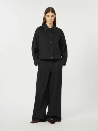 Jerseybukse med fem lommer i denim-effekt, ultramarin