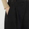 Jerseybukse med fem lommer i denim-effekt, ultramarin Jerseybukse med fem lommer i denim-effekt, ultramarin