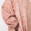 Kaftankjole i twill med trykk, korall Kaftankjole i twill med trykk, korall