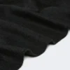 Kamelbrun stola med logo, svart