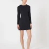 Kort kjole i scuba-jersey, ultramarin