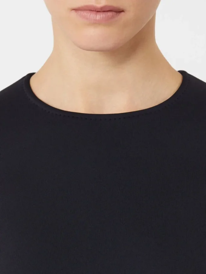 Kort kjole i scuba-jersey, ultramarin