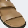 Lærsandaler, mud Lærsandaler, mud