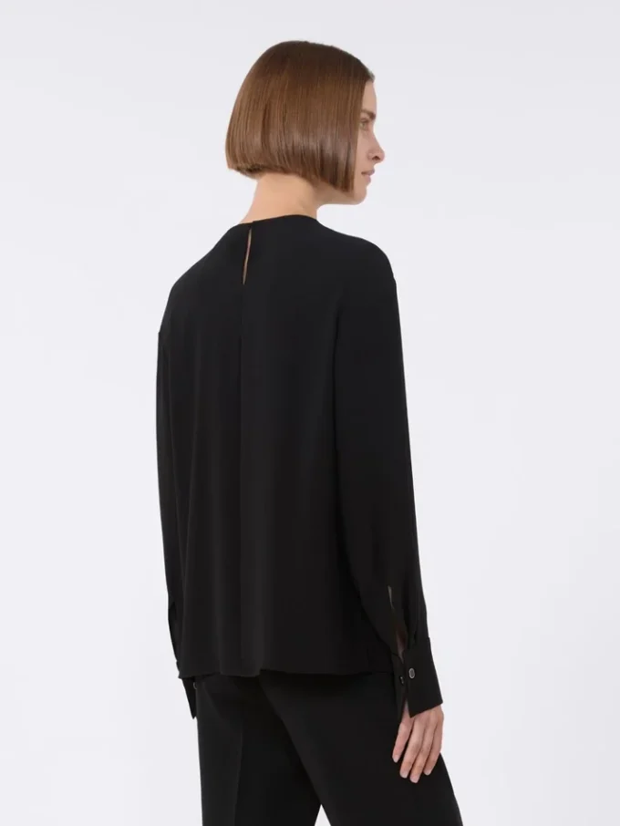 Lett cady-bluse, svart Lett cady-bluse, svart