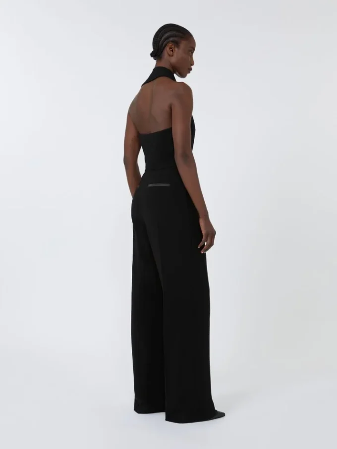 Lett jumpsuit i cady, svart Lett jumpsuit i cady, svart