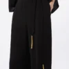 Lett jumpsuit i cady, svart