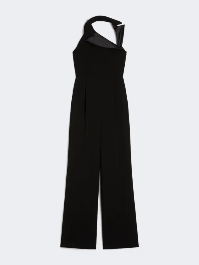 Lett jumpsuit i cady, svart Lett jumpsuit i cady, svart